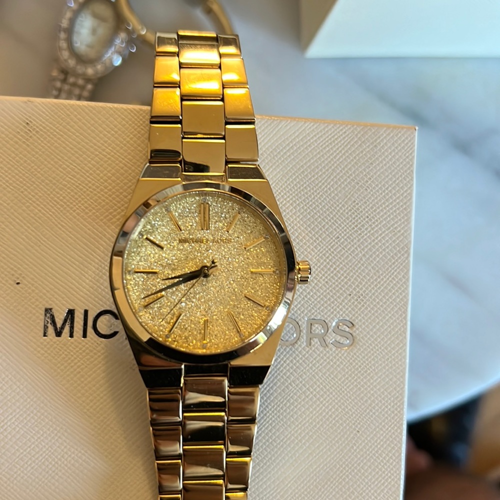 Gold michael kors watch